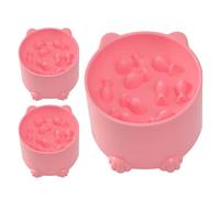 Raised Cat Bowl - Dishwasher Safe Spill-Proof Pet Feeding Dish - Cat Food Dish Elevated Slow Feeder | for Kitten Dog Puppy Pet Healthy Eating Diet Dry Wet Food