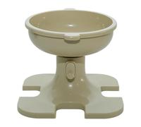 Raised Cat Bowl - elevated cat water bowl | Adjustable Height Elevated Cat Dish | Anti-Slip Tilted Cat Food Container With Magnetic Sponge Grip | Indoor feeding station for Cats Dogs Puppies