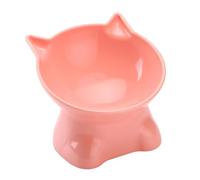 Raised Cat Bowl - Elevated Pet Bowls, Tilted Cat Food Dish | No Spill Raised 15-Degree Tilt Cat Food Bowl, Anti Vomiting Lighweight Water Shallow Cat Dish for Flat-Faced Cats Small Dogs