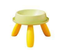 Raised Cat Bowl Whisker-Friendly Water Feeder | Anti-tipping Non-slip Cat Food Bowl Elevated for Fatigue Relief Kitten Puppy Dog Indoor Outdoor Travel Home Daily Apartment