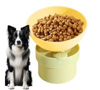 Raised Cat Bowls -15° Tilted, Raised Non-Slip Feeding Bowl, Removable Kitten Bowl, Feeding and Bowls for Pets, for Cats, Kittens, Puppies, Pets, Home, Living Room, I