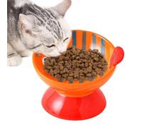 Raised Cat Bowls, Raised Feeding Bowl for Cats, Funny Fish Cat Bowls Made of Ceramic, Sturdy Food and Water Dispenser, Pet Supplies for the Household, Dog Bowl for