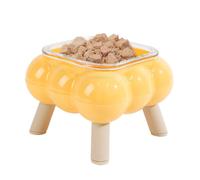 Raised Cat Dish | Anti-tip Pet Feeder, Non-Slip Raised Food Dish for Home, Indoor, Travel, Living Room, Apartment, Outdoor