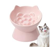Raised Cat Dish Ceramic Water Dish