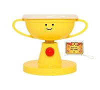Raised Cat Feeder - Angled Trophy Tray, Five Levels Adjustable Stand, Spine Alignment|Stylish Food Solution Tilted Cat Food Bowl for Home, Apartment, Balcony,