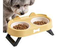 Raised Cat Feeding Bowls Whiskers Friendly