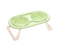 Raised Cat Feeding Station - Removable Raised Plate Adjustable Height Splash Proof Design, Meal Hydration Support Easy Clean Stable Base | Veteri Clinics