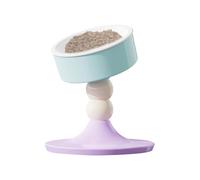 Raised Cat Food Bowl | Dog Food Bowl Water Bowl,Pet Friendly Feeder, Rotatable Stand Dog Bowl, Neck Guard Kitten Dish for Dogs, Puppy, Pets