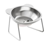 Raised Cat Food Bowl, Water Bowl with Stand, Raised Cat Bowl, for Alone-time Corner as well as the Feeding Area in the Home, Kitchen, Living Room and Home