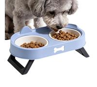 Raised Cat Food Bowls Anti-Vomiting Feeder for | Raised Cat Bowl for Apartment Dining Area Moment de Solitude Cuisine Sa