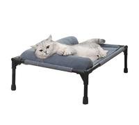 Raised Dog Bed, Cooling and Breathable Outdoor Dog Bed - Washable Sofa for Pet Dodo Play Summer Heat Puppy Senior Cat Home Bedroom Living Room Office