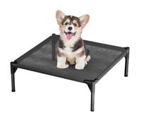 Raised Dog Bed - Elevated Outdoor Dog Cot - Waterproof Washable Cover Portable Cooling Anti-Slip Crate for Winter Travel Camping Indoor