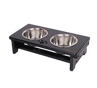 Raised Dog Bowls For Small Dogs, Dog Bowls With Stand, Raised Dog Feeder With 2 Stainless Steel Bowls By Nothing Burger