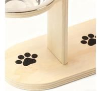 Raised Dog Bowls - Non-Slip Water Bowl - Cat Bowl Stand and Dog Food Station - for Small and Medium Pet Accessories Indoor and Outdoor Home Living Room Garden