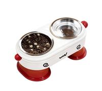 Raised Dog Bowls | Slanted Non-Slip 2-in-1, Elevated Dog Bowls | For Cats, Puppies, Kittens, Small Pet Feeding