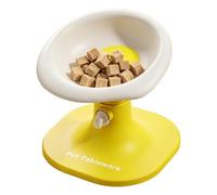 Raised Feeding Bowl - PP, Adjustable Stand, Medium Size, Raised Feeder for Cats and Dogs with Anti-Leak Protection, with Neck Protection, Stable Feeding, Dual Use |