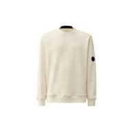 Raised Fleece Sweatshirt Diagonal Style - male - C.P. Company - Sweatshirts - White - M - Sweatshirts & Hoodies M