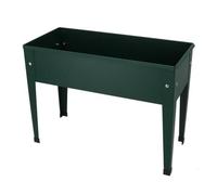 Raised Flower Bed Metal Green S Fallen Fruits Green One Size