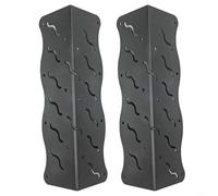 Raised Garden Bed Corner Bracket 2-Pack 11x3 Inch Carbon Steel Supports with Screws for 20-24 Inch DIY Wood Box Assembly Outdoor Gardening(2pcs)