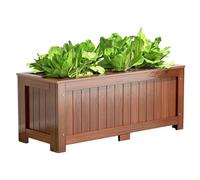 Raised Garden Bed Planter Box for Vegetables Flowers Herbs & Succulents - Perfect for Small Trees Backyard Gardening Outdoor Planting & Versatile Growing Solutions