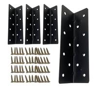 Raised Garden Corner Brackets - 90° Connector for Planter Box with Screw | Metal Raised Bed Corners - for Outdoor Garden Furniture Indoor Fence Lawn Backyard