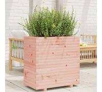 Raised Garden Planter 70 x 40 x 72 cm Solid Douglas Wood, Large Outdoor Planter Box for Balcony Patio Growing Vegetables Herbs Flowers