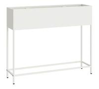 vidaXL Raised Garden Planter Silver 60 x 26 x 45 cm Galvanised Steel | Made from tough galvanised steel, Great for all sorts of outdoor weather, Modern industrial vibe to spruce up your decor