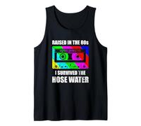 Raised in The 80s Cassette Tape Funny Retro Tank Top