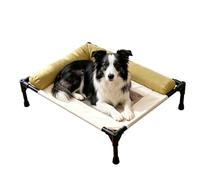 Raised Kennel for Dogs, Fresh and Breathable Pet Supplies, Raised Bed in Breathable Mesh - for Puppies and Cats Patio Lawn Beside the Beach Camping House Ground Floor Summer