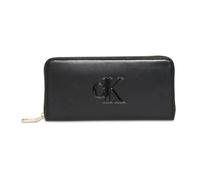 Raised Long Zip Around - female - Calvin Klein - Wallets & Cardholders - Black - ONE SIZE - Accessories ONE SIZE