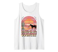 Raised On 90’s Country Women Vintage Music Nostalgia Tank Top