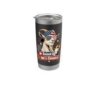 Raised On 90s Country Goat Guitar Stainless Steel Insulated Tumbler