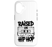 Raised On 90s Hip Hop Retro Cassette Tape Music Lover Case for iPhone 16