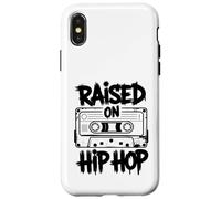 Raised On 90s Hip Hop Retro Cassette Tape Music Lover Case for iPhone X/XS