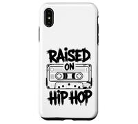 Raised On 90s Hip Hop Retro Cassette Tape Music Lover Case for iPhone XS Max