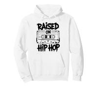 Raised On 90s Hip Hop Retro Cassette Tape Music Lover Pullover Hoodie