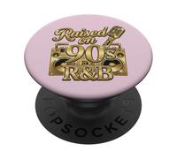 Raised ON 90s R&B Cassette Throwback Vintage Old School RNB PopSockets Adhesive PopGrip