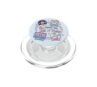 Raised On All of Them Vintage Retro Cassette CD Music Lover PopSockets PopGrip for MagSafe