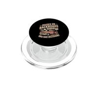 Raised On Backroads And Bad Decisions Truck PopSockets PopGrip for MagSafe