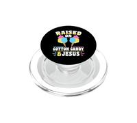 Raised on Cotton Candy and Jesus Christian Faith PopSockets PopGrip for MagSafe