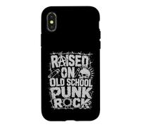 Raised On Foundational Punk Rock Music Fan Case for iPhone X/XS