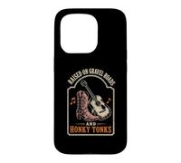 Raised on Gravel Roads and Honky Tonks Cowgirl Country Women Case for iPhone 15 Pro