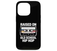 Raised On Old Retro School Hip Hop Cassette Tape 80s 90s Rap Case for iPhone 13 Pro
