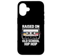 Raised On Old Retro School Hip Hop Cassette Tape 80s 90s Rap Case for iPhone 16