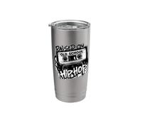 Raised ON Old School Hip HOP 80s 90s Cassette Graffiti Stainless Steel Insulated Tumbler