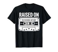 Raised On Old School Hip Hop Cassette Culture T-Shirt