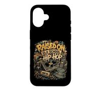 Raised On Old School Hip Hop Classic Retro Rhythm Case for iPhone 16