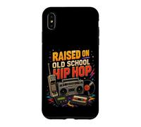 Raised On Old School Hip Hop Retro Music Culture Case for iPhone XS Max