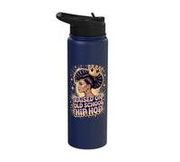 Raised On Old School Hip Hop Stainless Steel Insulated Water Bottle