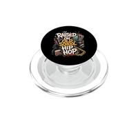 Raised On Old School Hip Hop Vintage Rap Culture PopSockets PopGrip for MagSafe